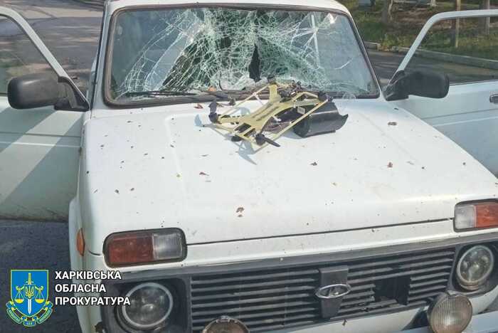 Унаслідок удару ворожого дрона по Куп’янську постраждали троє людей